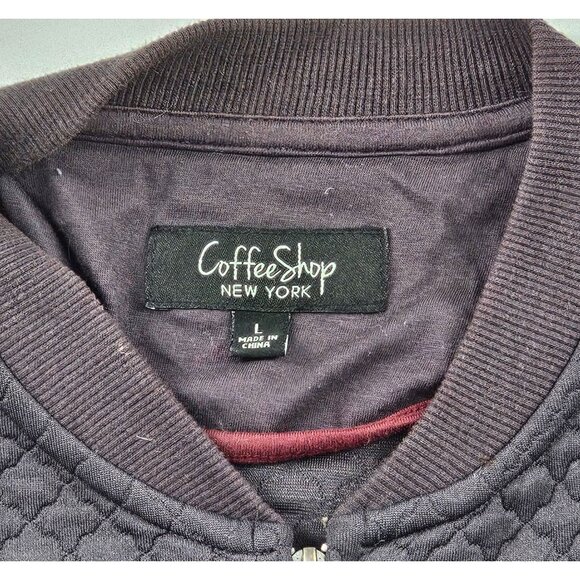 Coffee Shop New York women's Bomber jacket size Large‎ - Picture 2 of 4